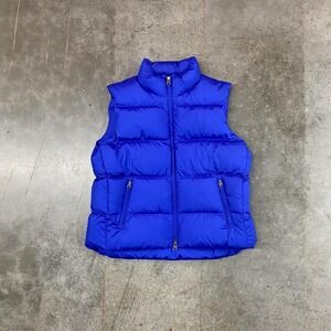 VTG Polo Ralph Lauren Blue Puffer Vest Down fill  Men's M